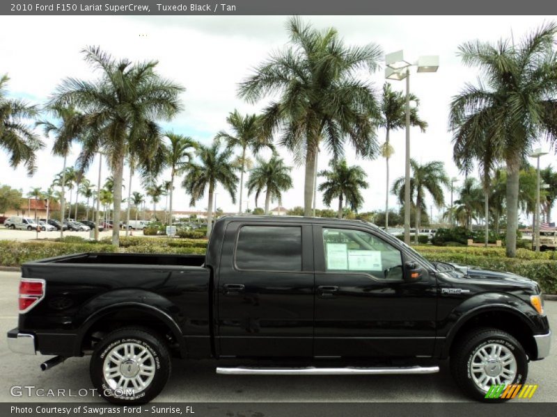 Tuxedo Black / Tan 2010 Ford F150 Lariat SuperCrew