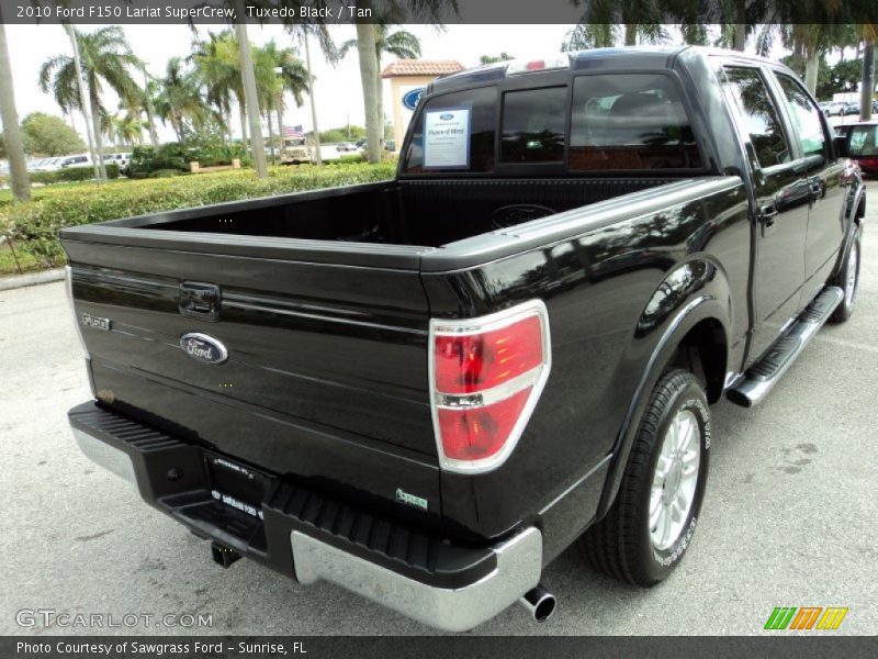 Tuxedo Black / Tan 2010 Ford F150 Lariat SuperCrew
