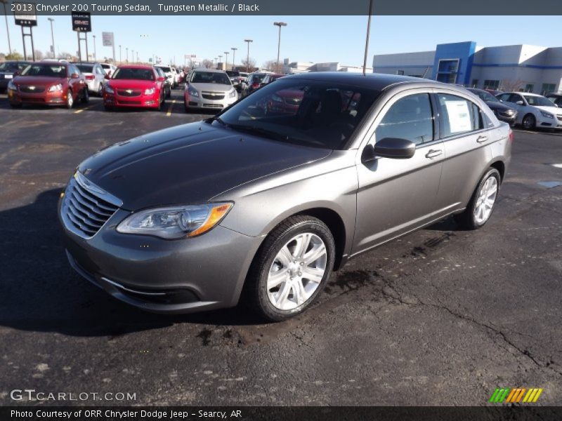 Tungsten Metallic / Black 2013 Chrysler 200 Touring Sedan
