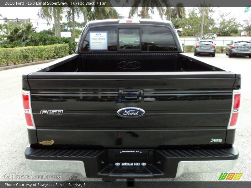 Tuxedo Black / Tan 2010 Ford F150 Lariat SuperCrew