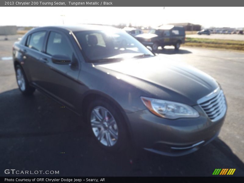 Tungsten Metallic / Black 2013 Chrysler 200 Touring Sedan
