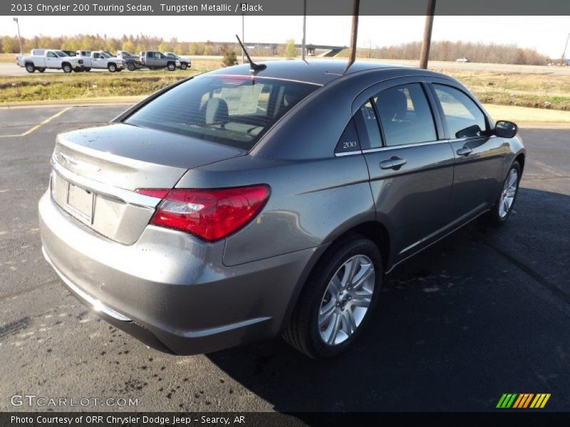 Tungsten Metallic / Black 2013 Chrysler 200 Touring Sedan