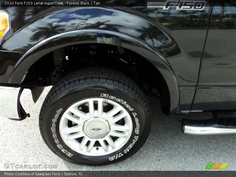Tuxedo Black / Tan 2010 Ford F150 Lariat SuperCrew