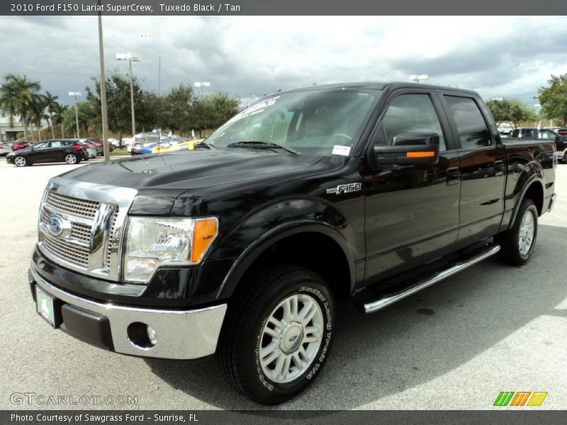 Tuxedo Black / Tan 2010 Ford F150 Lariat SuperCrew