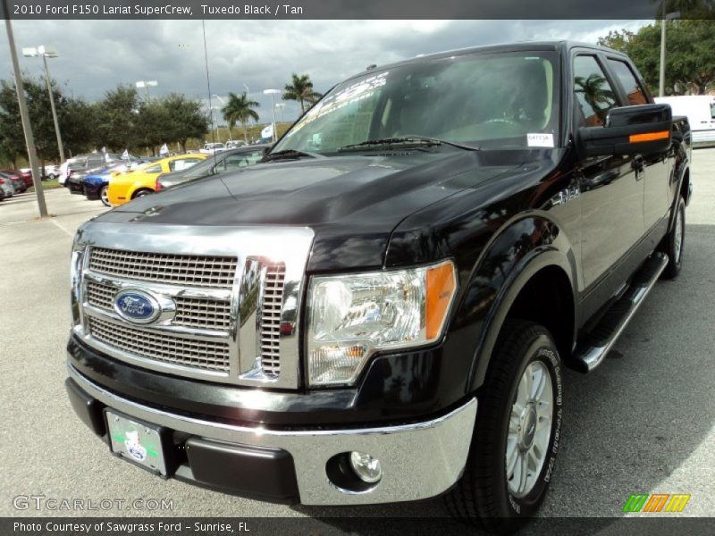 Tuxedo Black / Tan 2010 Ford F150 Lariat SuperCrew