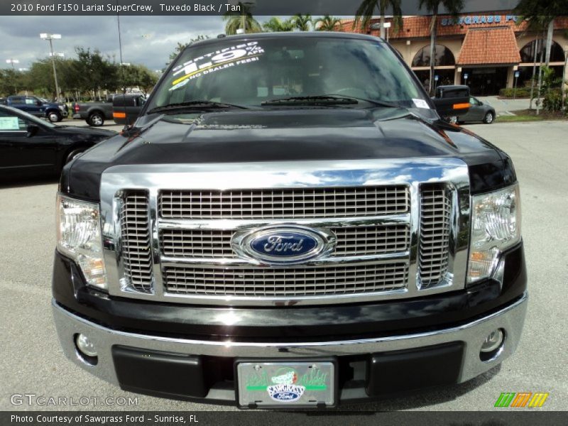 Tuxedo Black / Tan 2010 Ford F150 Lariat SuperCrew