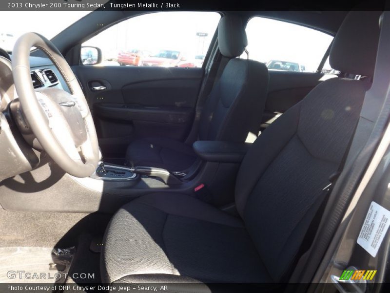 Tungsten Metallic / Black 2013 Chrysler 200 Touring Sedan