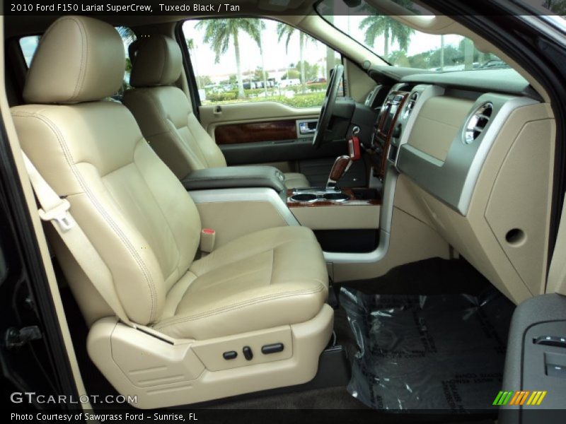 Tuxedo Black / Tan 2010 Ford F150 Lariat SuperCrew