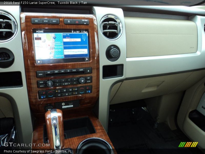 Tuxedo Black / Tan 2010 Ford F150 Lariat SuperCrew