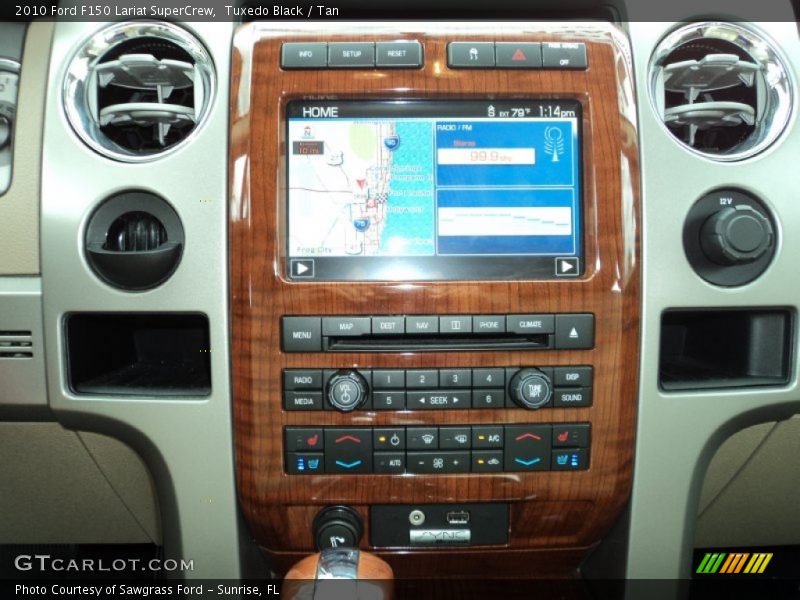 Tuxedo Black / Tan 2010 Ford F150 Lariat SuperCrew