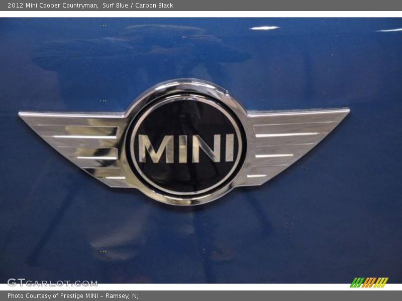 Surf Blue / Carbon Black 2012 Mini Cooper Countryman