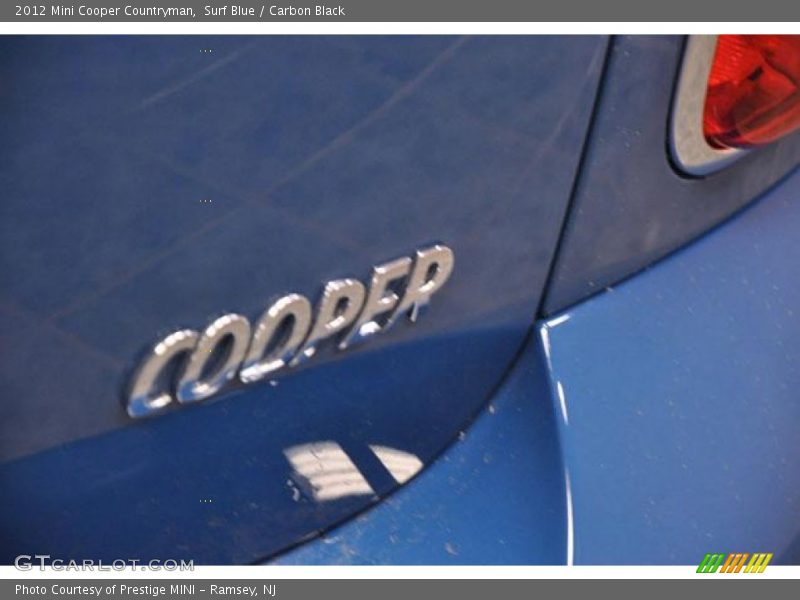 Surf Blue / Carbon Black 2012 Mini Cooper Countryman