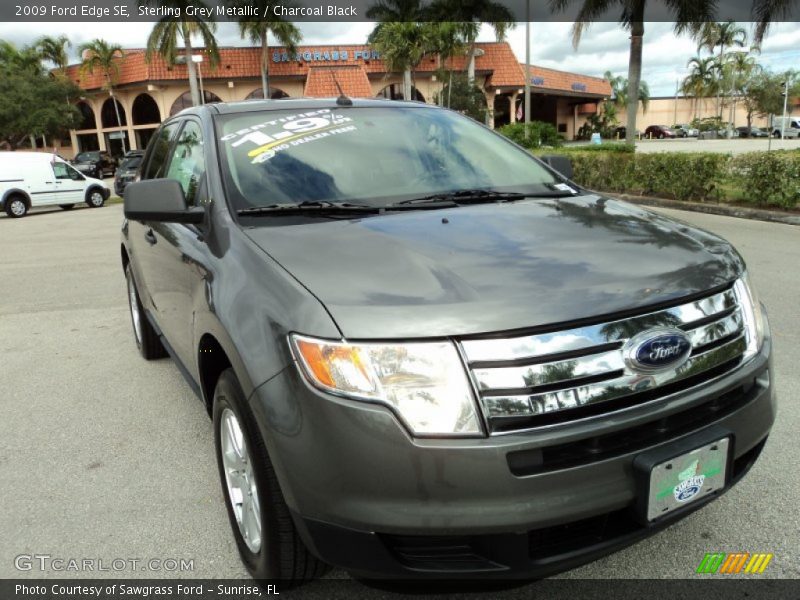 Sterling Grey Metallic / Charcoal Black 2009 Ford Edge SE