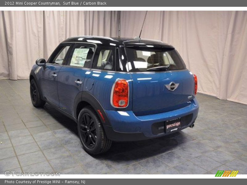 Surf Blue / Carbon Black 2012 Mini Cooper Countryman