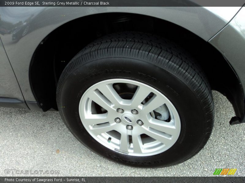 Sterling Grey Metallic / Charcoal Black 2009 Ford Edge SE