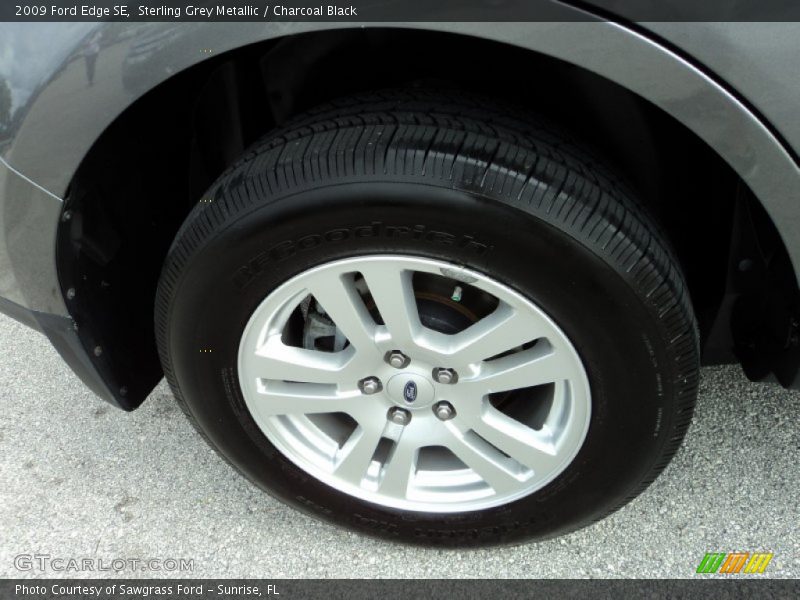 Sterling Grey Metallic / Charcoal Black 2009 Ford Edge SE