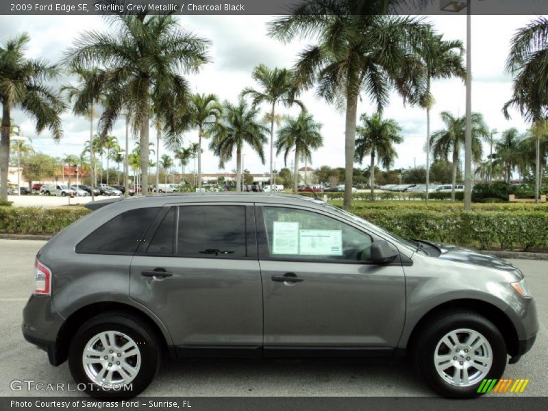 Sterling Grey Metallic / Charcoal Black 2009 Ford Edge SE