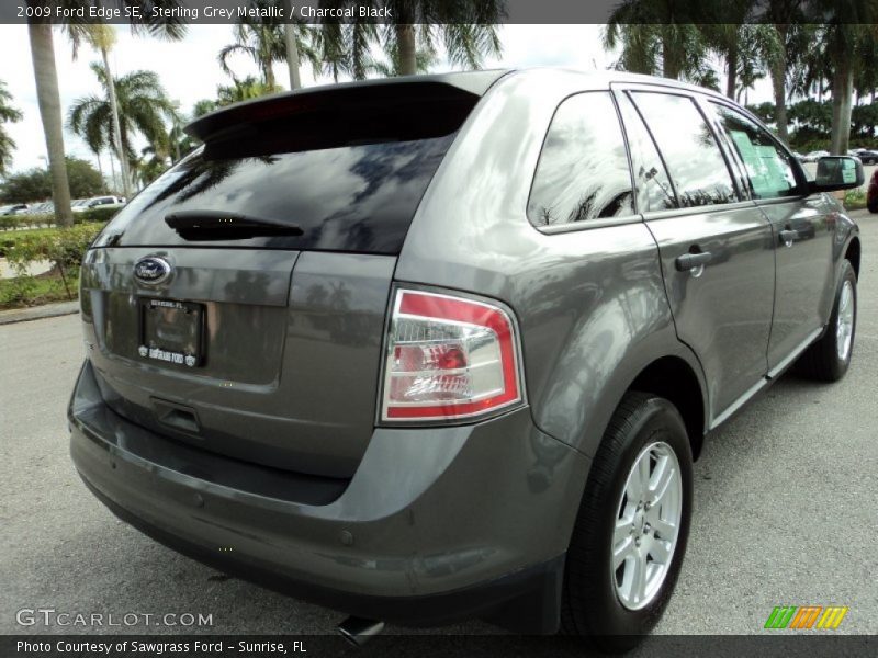 Sterling Grey Metallic / Charcoal Black 2009 Ford Edge SE