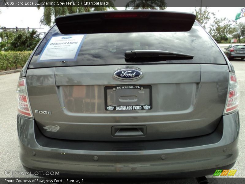 Sterling Grey Metallic / Charcoal Black 2009 Ford Edge SE