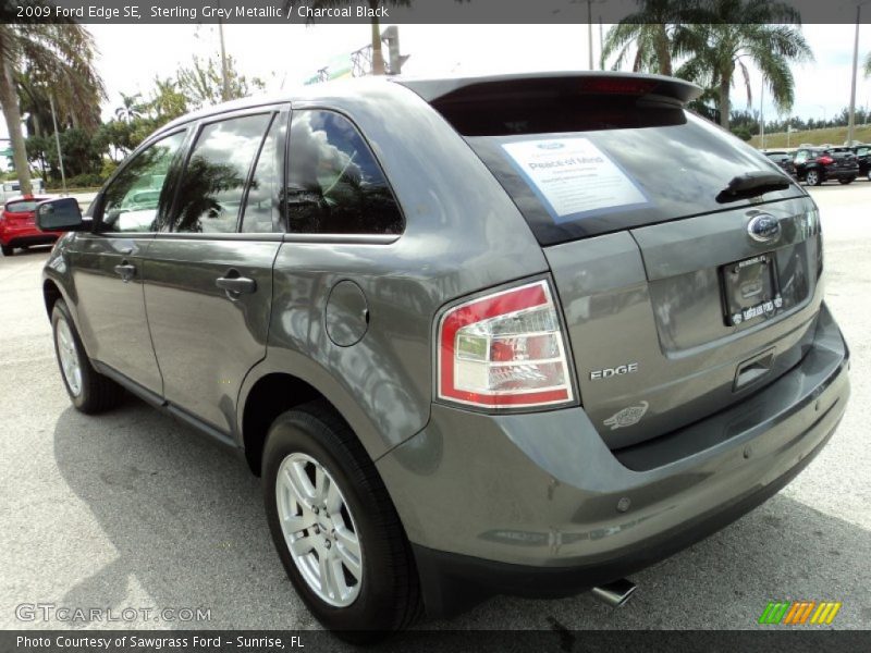 Sterling Grey Metallic / Charcoal Black 2009 Ford Edge SE