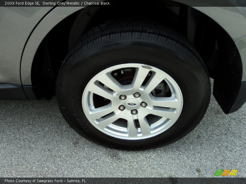 Sterling Grey Metallic / Charcoal Black 2009 Ford Edge SE