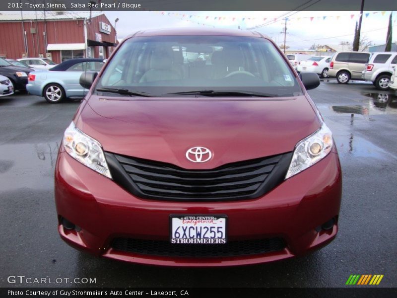 Salsa Red Pearl / Bisque 2012 Toyota Sienna