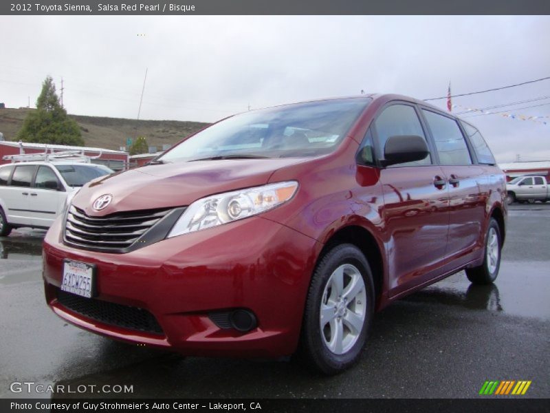 Salsa Red Pearl / Bisque 2012 Toyota Sienna