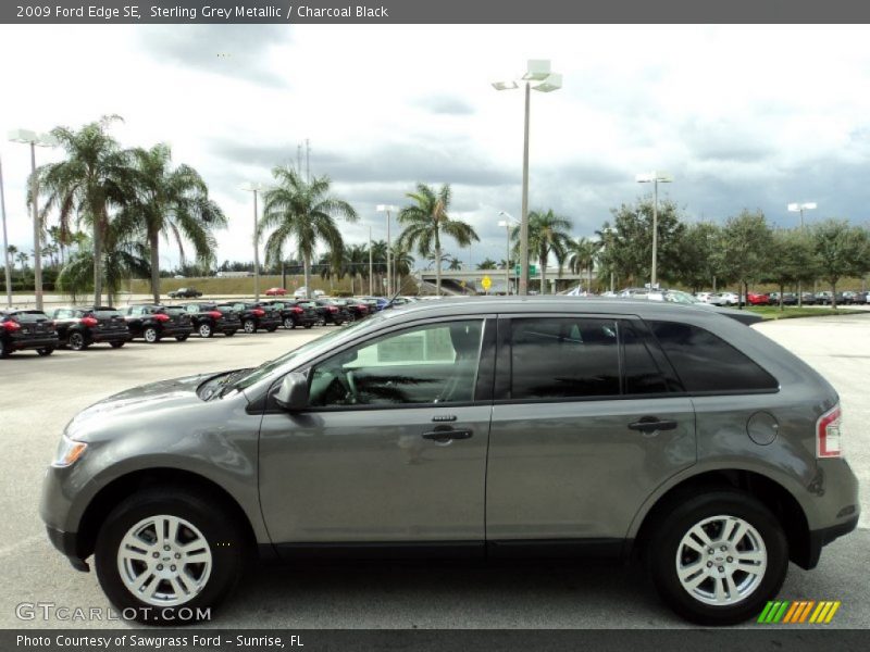 Sterling Grey Metallic / Charcoal Black 2009 Ford Edge SE