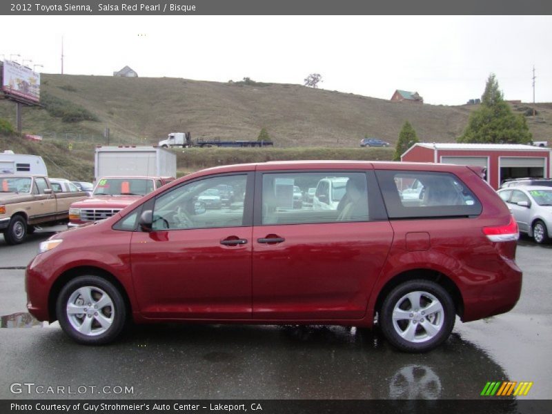  2012 Sienna  Salsa Red Pearl