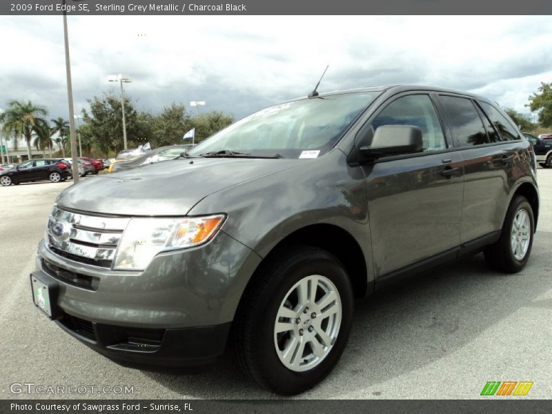 Sterling Grey Metallic / Charcoal Black 2009 Ford Edge SE