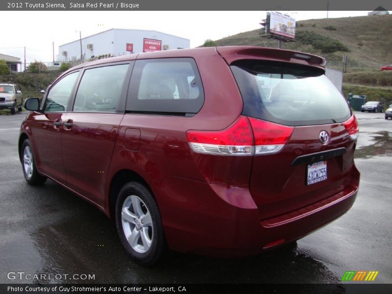 Salsa Red Pearl / Bisque 2012 Toyota Sienna