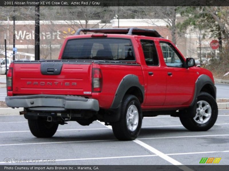  2001 Frontier XE V6 Crew Cab Aztec Red