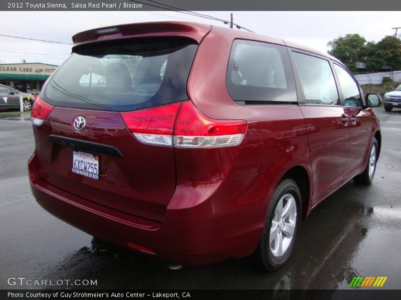 Salsa Red Pearl / Bisque 2012 Toyota Sienna
