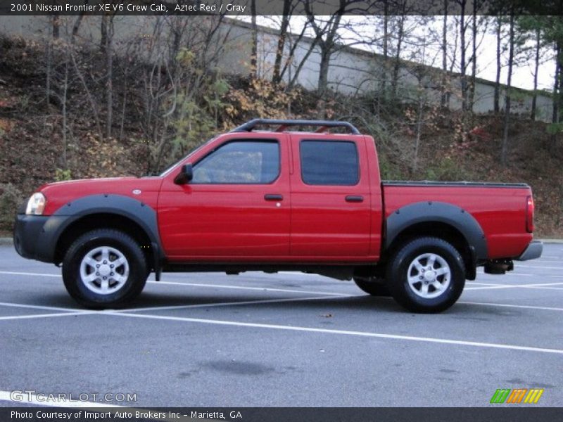  2001 Frontier XE V6 Crew Cab Aztec Red