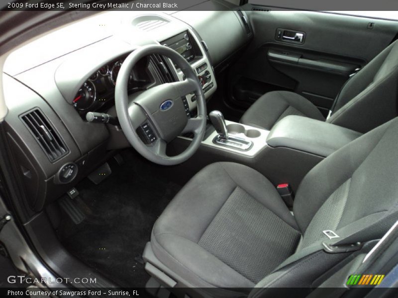 Sterling Grey Metallic / Charcoal Black 2009 Ford Edge SE