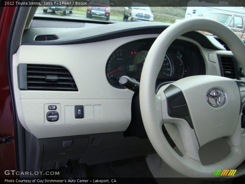 Salsa Red Pearl / Bisque 2012 Toyota Sienna
