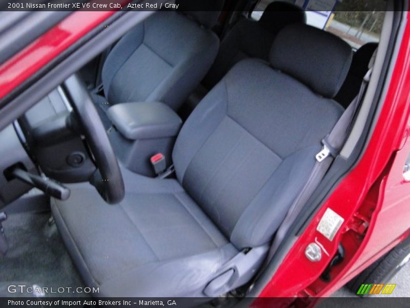 Front Seat of 2001 Frontier XE V6 Crew Cab