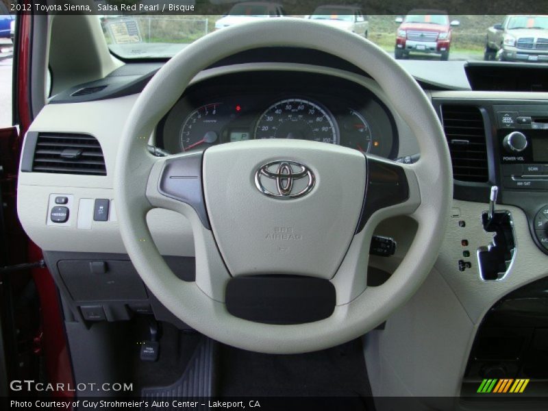  2012 Sienna  Steering Wheel