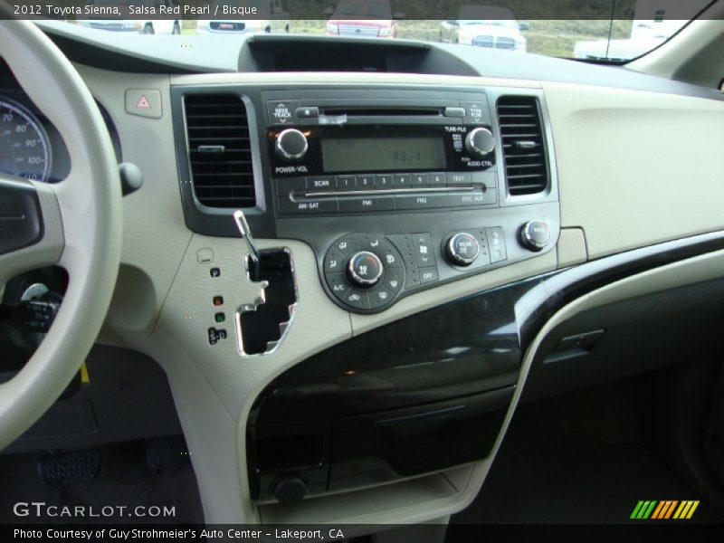 Controls of 2012 Sienna 