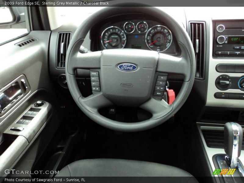 Sterling Grey Metallic / Charcoal Black 2009 Ford Edge SE