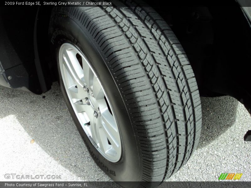 Sterling Grey Metallic / Charcoal Black 2009 Ford Edge SE