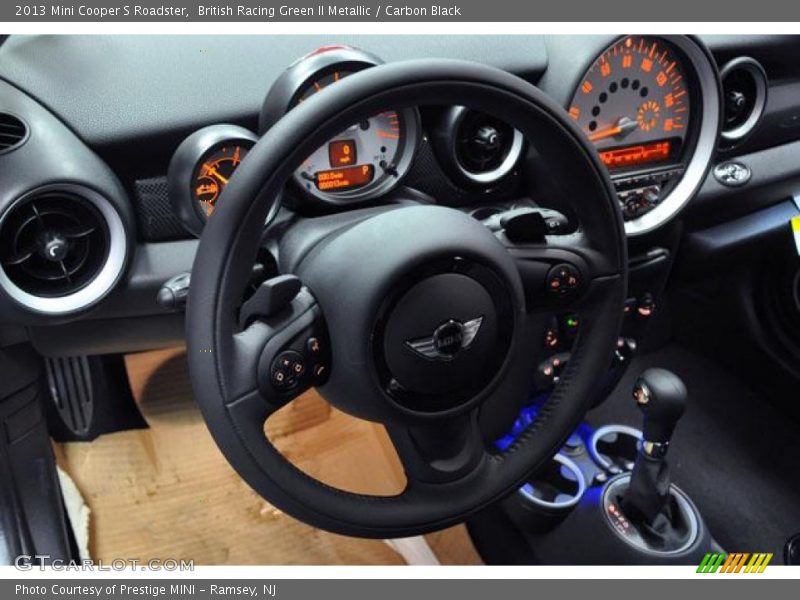 British Racing Green II Metallic / Carbon Black 2013 Mini Cooper S Roadster
