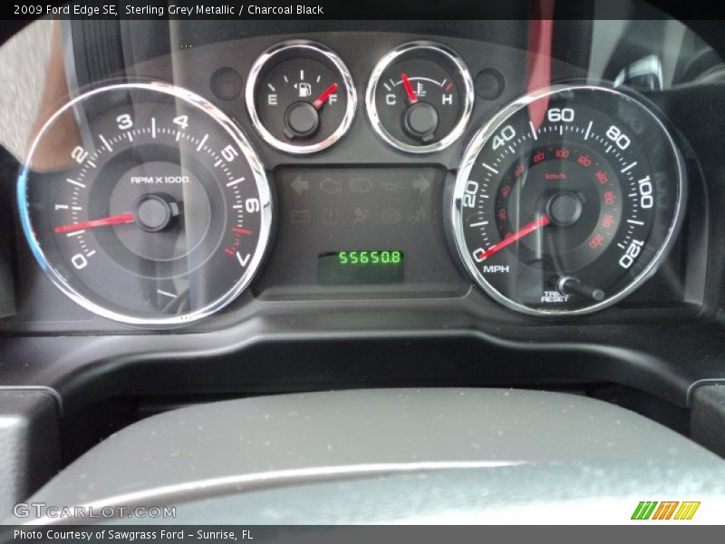 Sterling Grey Metallic / Charcoal Black 2009 Ford Edge SE