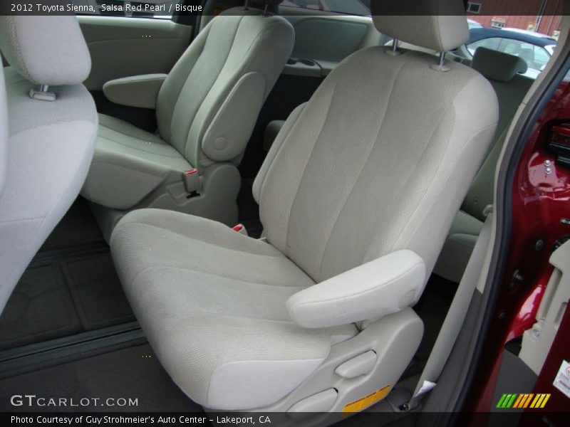 Rear Seat of 2012 Sienna 