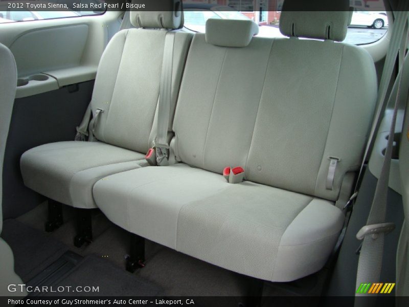 Rear Seat of 2012 Sienna 