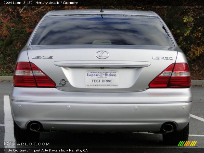 Mercury Metallic / Cashmere 2004 Lexus LS 430