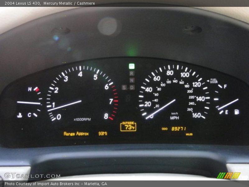  2004 LS 430 430 Gauges