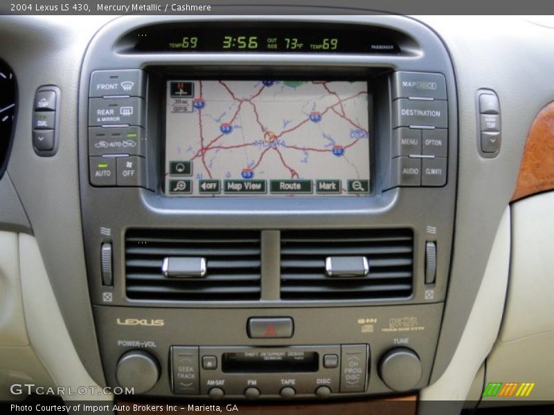 Navigation of 2004 LS 430