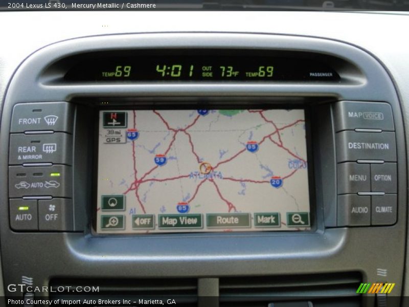 Navigation of 2004 LS 430