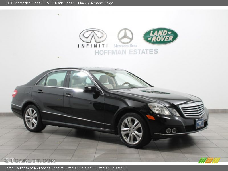 Black / Almond Beige 2010 Mercedes-Benz E 350 4Matic Sedan